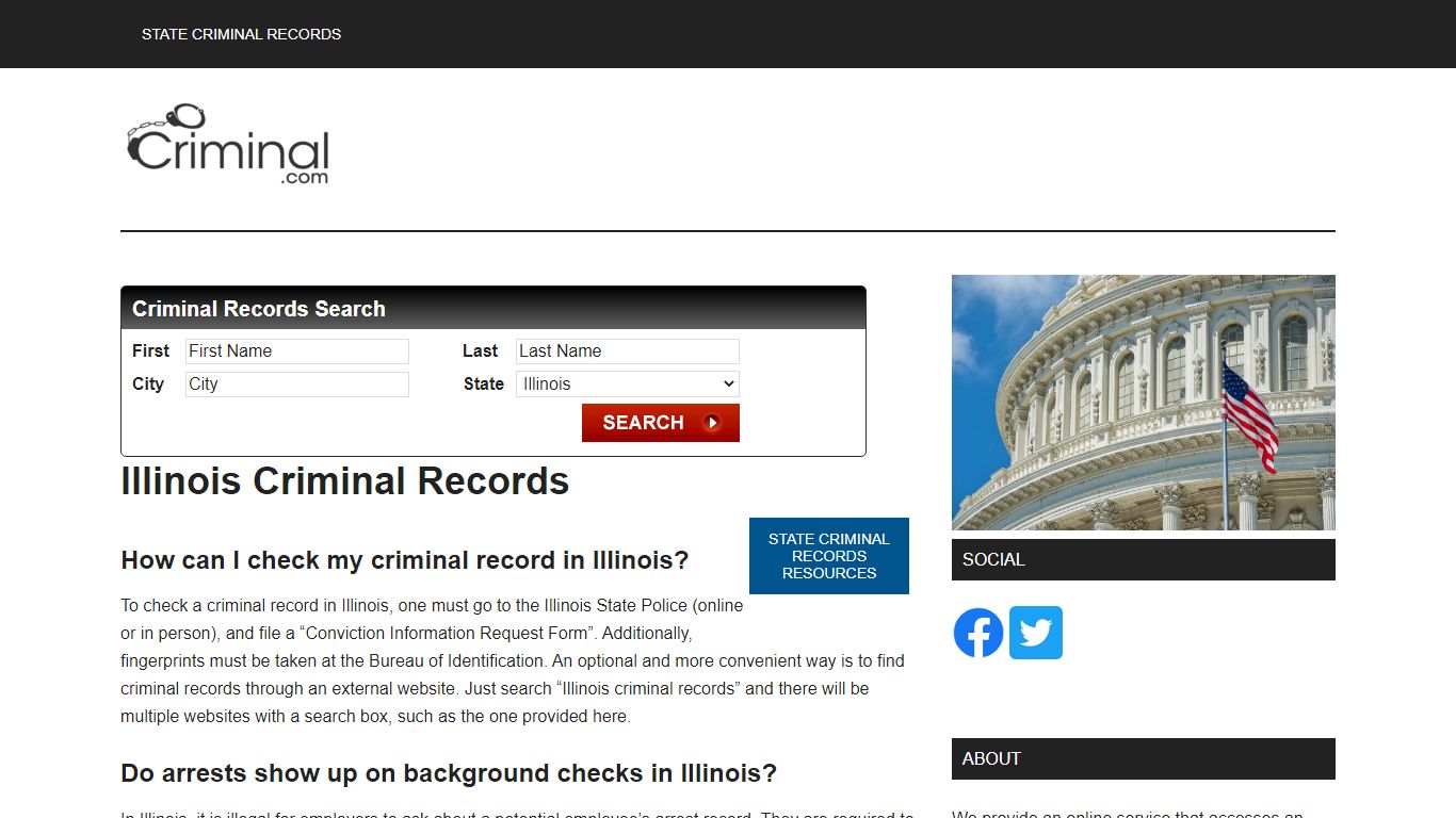 Illinois Criminal Records